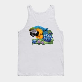 Blue and yellow macaw Tank Top